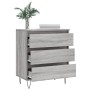 Sonoma gray plywood sideboard 60x35x70 cm by vidaXL, Sideboards - Ref: Foro24-827186, Price: 79,99 €, Discount: %