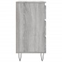 Sonoma gray plywood sideboard 60x35x70 cm by vidaXL, Sideboards - Ref: Foro24-827186, Price: 79,99 €, Discount: %