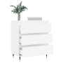 Aparador de madera contrachapada blanco 60x35x70 cm de vidaXL, Aparadores - Ref: Foro24-827172, Precio: 76,88 €, Descuento: %