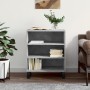 Concrete gray engineered wood sideboard 57x35x70 cm by vidaXL, Sideboards - Ref: Foro24-827144, Price: 54,41 €, Discount: %