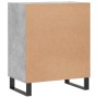 Concrete gray engineered wood sideboard 57x35x70 cm by vidaXL, Sideboards - Ref: Foro24-827144, Price: 54,41 €, Discount: %