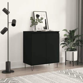 Black plywood sideboard 60x35x70 cm by vidaXL, Sideboards - Ref: Foro24-827157, Price: 88,99 €, Discount: %