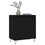 Aparador de madera contrachapada negro 60x35x70 cm de vidaXL, Aparadores - Ref: Foro24-827157, Precio: 88,54 €, Descuento: %