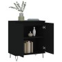 Black plywood sideboard 60x35x70 cm by vidaXL, Sideboards - Ref: Foro24-827157, Price: 88,54 €, Discount: %