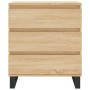 Aparador de madera contrachapada roble Sonoma 60x35x70 cm de vidaXL, Aparadores - Ref: Foro24-827191, Precio: 83,97 €, Descue...