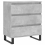 Aparador de madera contrachapada gris hormigón 60x35x70 cm de vidaXL, Aparadores - Ref: Foro24-827192, Precio: 67,97 €, Descu...