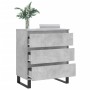 Aparador de madera contrachapada gris hormigón 60x35x70 cm de vidaXL, Aparadores - Ref: Foro24-827192, Precio: 67,97 €, Descu...