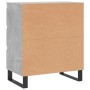 Aparador de madera contrachapada gris hormigón 60x35x70 cm de vidaXL, Aparadores - Ref: Foro24-827192, Precio: 67,97 €, Descu...