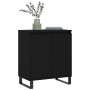 Aparador de madera contrachapada negro 60x35x70 cm de vidaXL, Aparadores - Ref: Foro24-827165, Precio: 90,99 €, Descuento: %