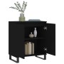 Black plywood sideboard 60x35x70 cm by vidaXL, Sideboards - Ref: Foro24-827165, Price: 90,99 €, Discount: %