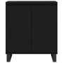 Aparador de madera contrachapada negro 60x35x70 cm de vidaXL, Aparadores - Ref: Foro24-827165, Precio: 90,99 €, Descuento: %