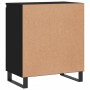 Aparador de madera contrachapada negro 60x35x70 cm de vidaXL, Aparadores - Ref: Foro24-827165, Precio: 90,99 €, Descuento: %