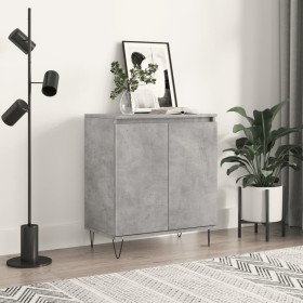 Concrete gray plywood sideboard 60x35x70 cm by vidaXL, Sideboards - Ref: Foro24-827160, Price: 65,51 €, Discount: %