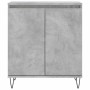 Betongraues Sperrholz-Sideboard 60x35x70 cm von vidaXL, Sideboards - Ref: Foro24-827160, Preis: 67,69 €, Rabatt: %