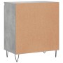 Aparador de madera contrachapada gris hormigón 60x35x70 cm de vidaXL, Aparadores - Ref: Foro24-827160, Precio: 65,51 €, Descu...