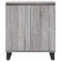 Sonoma gray plywood sideboard 60x35x70 cm by vidaXL, Sideboards - Ref: Foro24-827170, Price: 80,28 €, Discount: %