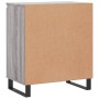 Aparador de madera contrachapada gris Sonoma 60x35x70 cm de vidaXL, Aparadores - Ref: Foro24-827170, Precio: 80,42 €, Descuen...