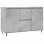 Aparador de madera de ingeniería gris hormigón 104x35x70 cm de vidaXL, Aparadores - Ref: Foro24-827200, Precio: 103,99 €, Des...