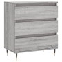 Aparador de madera contrachapada gris Sonoma 60x35x70 cm de vidaXL, Aparadores - Ref: Foro24-827178, Precio: 45,99 €, Descuen...