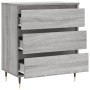 Aparador de madera contrachapada gris Sonoma 60x35x70 cm de vidaXL, Aparadores - Ref: Foro24-827178, Precio: 45,99 €, Descuen...