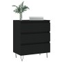 Black plywood sideboard 60x35x70 cm by vidaXL, Sideboards - Ref: Foro24-827181, Price: 87,86 €, Discount: %