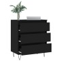 Black plywood sideboard 60x35x70 cm by vidaXL, Sideboards - Ref: Foro24-827181, Price: 87,86 €, Discount: %