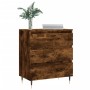 Aparador madera contrachapada color roble ahumado 60x35x70 cm de vidaXL, Aparadores - Ref: Foro24-827177, Precio: 60,81 €, De...