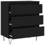 Black plywood sideboard 60x35x70 cm by vidaXL, Sideboards - Ref: Foro24-827181, Price: 87,86 €, Discount: %