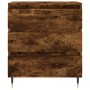 Aparador madera contrachapada color roble ahumado 60x35x70 cm de vidaXL, Aparadores - Ref: Foro24-827177, Precio: 60,81 €, De...