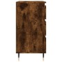 Aparador madera contrachapada color roble ahumado 60x35x70 cm de vidaXL, Aparadores - Ref: Foro24-827177, Precio: 60,81 €, De...