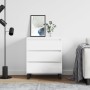 Glossy white plywood sideboard 60x35x70 cm by vidaXL, Sideboards - Ref: Foro24-827190, Price: 74,99 €, Discount: %