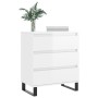 Glossy white plywood sideboard 60x35x70 cm by vidaXL, Sideboards - Ref: Foro24-827190, Price: 74,99 €, Discount: %