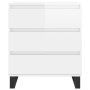 Hochglanzweißes Sperrholz-Sideboard 60x35x70 cm von vidaXL, Sideboards - Ref: Foro24-827190, Preis: 74,99 €, Rabatt: %