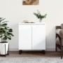 Glossy white plywood sideboard 60x35x70 cm by vidaXL, Sideboards - Ref: Foro24-827166, Price: 82,13 €, Discount: %