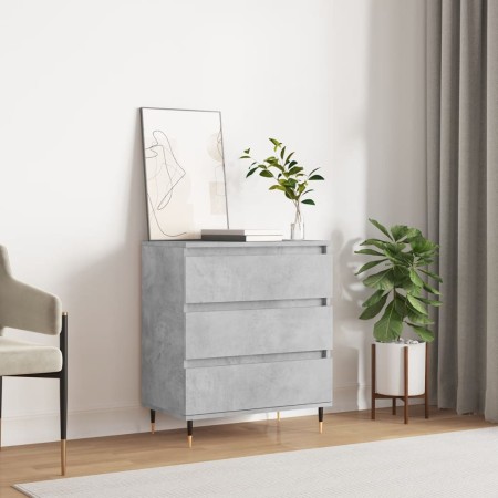 Concrete gray plywood sideboard 60x35x70 cm by vidaXL, Sideboards - Ref: Foro24-827176, Price: 59,99 €, Discount: %