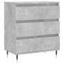 Betongraues Sperrholz-Sideboard 60x35x70 cm von vidaXL, Sideboards - Ref: Foro24-827176, Preis: 59,58 €, Rabatt: %