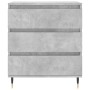 Betongraues Sperrholz-Sideboard 60x35x70 cm von vidaXL, Sideboards - Ref: Foro24-827176, Preis: 59,58 €, Rabatt: %