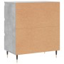 Aparador de madera contrachapada gris hormigón 60x35x70 cm de vidaXL, Aparadores - Ref: Foro24-827176, Precio: 59,58 €, Descu...