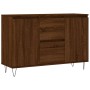 Aparador de madera de ingeniería marrón roble 104x35x70 cm de vidaXL, Aparadores - Ref: Foro24-827211, Precio: 86,81 €, Descu...