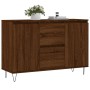 Oak brown engineered wood sideboard 104x35x70 cm by vidaXL, Sideboards - Ref: Foro24-827211, Price: 86,81 €, Discount: %