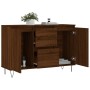 Oak brown engineered wood sideboard 104x35x70 cm by vidaXL, Sideboards - Ref: Foro24-827211, Price: 86,81 €, Discount: %