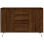 Aparador de madera de ingeniería marrón roble 104x35x70 cm de vidaXL, Aparadores - Ref: Foro24-827211, Precio: 86,81 €, Descu...