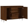 Aparador de madera de ingeniería marrón roble 104x35x70 cm de vidaXL, Aparadores - Ref: Foro24-827211, Precio: 86,81 €, Descu...