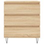 Sonoma oak plywood sideboard 60x35x70 cm by vidaXL, Sideboards - Ref: Foro24-827183, Price: 61,52 €, Discount: %