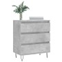 Aparador de madera contrachapada gris hormigón 60x35x70 cm de vidaXL, Aparadores - Ref: Foro24-827184, Precio: 67,12 €, Descu...