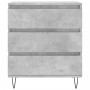 Betongraues Sperrholz-Sideboard 60x35x70 cm von vidaXL, Sideboards - Ref: Foro24-827184, Preis: 67,12 €, Rabatt: %