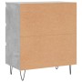 Aparador de madera contrachapada gris hormigón 60x35x70 cm de vidaXL, Aparadores - Ref: Foro24-827184, Precio: 67,12 €, Descu...