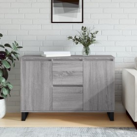 Sonoma gray engineered wood sideboard 104x35x70 cm by vidaXL, Sideboards - Ref: Foro24-827218, Price: 104,99 €, Discount: %