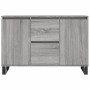 Aparador de madera de ingeniería gris Sonoma 104x35x70 cm de vidaXL, Aparadores - Ref: Foro24-827218, Precio: 103,14 €, Descu...