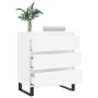 Aparador de madera contrachapada blanco 60x35x70 cm de vidaXL, Aparadores - Ref: Foro24-827188, Precio: 51,62 €, Descuento: %